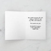 Vrijwillige Bedankt - je hebt veel opgeruimd! (Binnen)