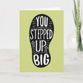 Vrijwillige Bedankt - je hebt veel opgeruimd! Hart (Voorkant)