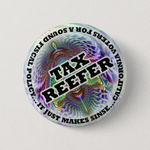 Vrijwillige BELASTING, laat rokers betalen.. Ronde Button 5,7 Cm