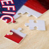 Vrijwillige brandweer Maltese kruis Legpuzzel (Zijkant)