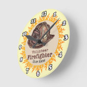 Vrijwillige brandweerklok ronde klok (Hoek)