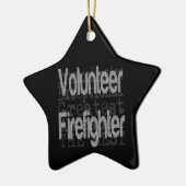 Vrijwillige brandweerman keramisch ornament (Links)