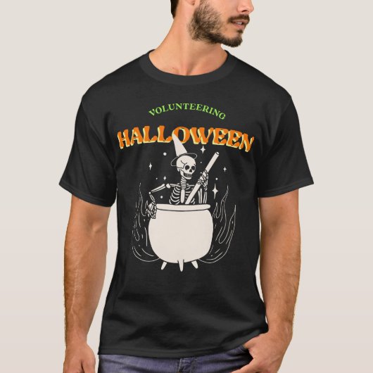 Vrijwillige Halloween vrienden T-shirt (Voorkant)
