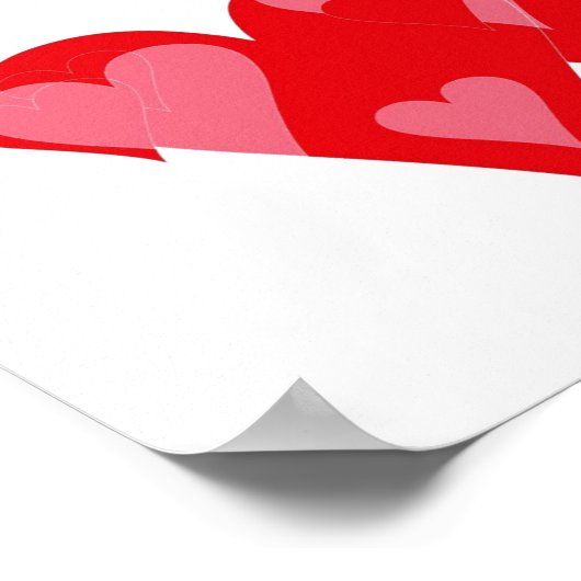 Vrijwillige harten van Janz Poster (Hoek)