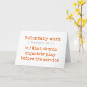 Vrijwillige het werkkaart kaart (Gele Bloem)