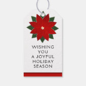 Vrijwillige kerstcadeautags cadeaulabel (Achterkant)