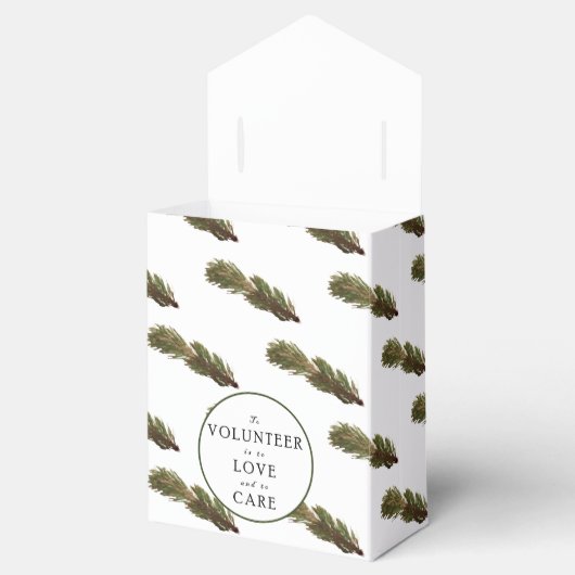 Vrijwillige kerstfeestdag bedankdoosjes (Geopend)