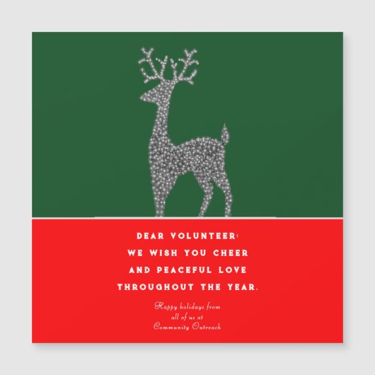 Vrijwillige kerstfeestkaarten (Voorkant)