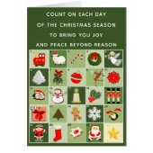 Vrijwillige kerstfeestkaarten (Voorkant)