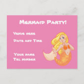 Vrijwillige partij uitnodiging briefkaart (Voorkant)