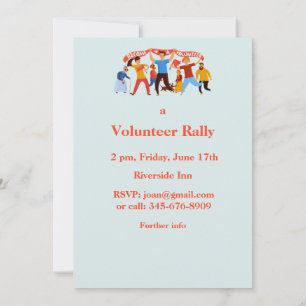 Vrijwillige Rally Luncheon nodigt uit Kaart