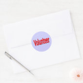Vrijwillige stickers - paarse (Envelop)
