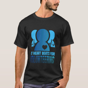 Vrijwillige waardering Mijn hart klopt voor vrijwi T-shirt