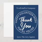 Vrijwilliger bedankt (Voorkant / Achterkant)