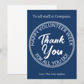 Vrijwilliger bedankt (Voorkant / Achterkant)