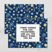 Vrijwilliger bedankt briefkaart (Voorkant / Achterkant)