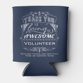 Vrijwilliger Bedankt voor je waardering Blikjeskoeler (Voorkant)