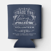 Vrijwilliger Bedankt voor je waardering Blikjeskoeler (Achterkant)