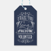 Vrijwilliger Bedankt voor je waardering Cadeaulabel (Voorkant)