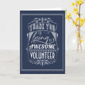 Vrijwilliger Bedankt voor je waardering Kaart (Gele Bloem)
