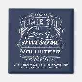 Vrijwilliger Bedankt voor je waardering Magneet (Voorkant)