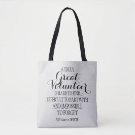 Vrijwilliger Bedankt Vrijwilliger Waarderingsgesch Tote Bag