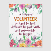 Vrijwilliger Bedankt Vrijwilligersappreciatie cade (Voorkant)