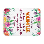 Vrijwilliger Bedankt Vrijwilligersappreciatie cade Magneet (Horizontaal)