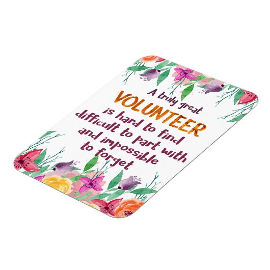 Vrijwilliger Bedankt Vrijwilligersappreciatie cade Magneet (Linkerzijde)