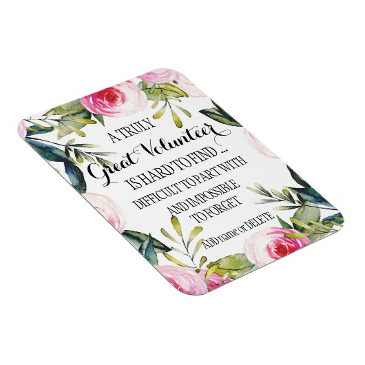 Vrijwilliger Bedankt Vrijwilligerswaardering cadea Magneet (Rechterzijde)