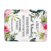 Vrijwilliger Bedankt Vrijwilligerswaardering cadea Magneet (Horizontaal)