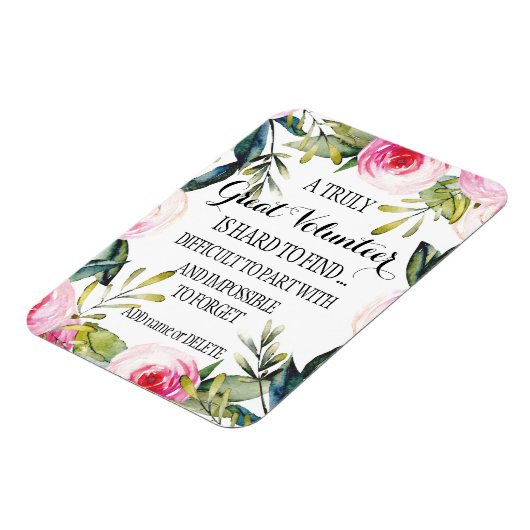 Vrijwilliger Bedankt Vrijwilligerswaardering cadea Magneet (Linkerzijde)