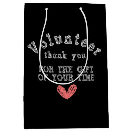 Vrijwilliger dank u Gift Goodie Bag Medium Cadeauzakje