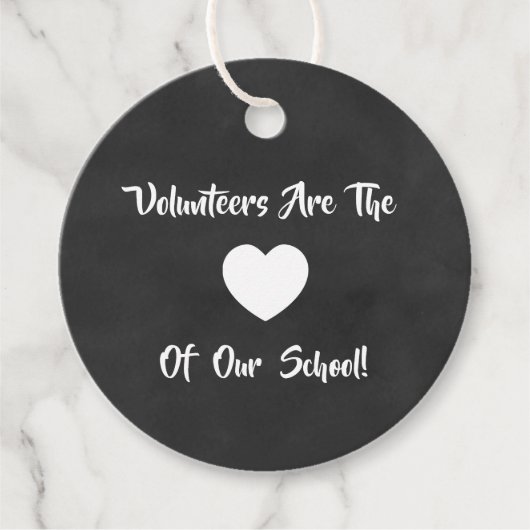 Vrijwilliger Dank u Label, Vrijwilliger Gift Label (Voorkant)