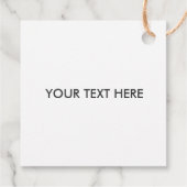 Vrijwilliger Dank u Label, Vrijwilliger Gift Label (Achterkant)