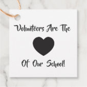 Vrijwilliger Dank u Label, Vrijwilliger Gift Label (Voorkant)