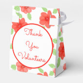 Vrijwilliger Dank u voor uw gunst Bedankdoosjes (Achterkant)