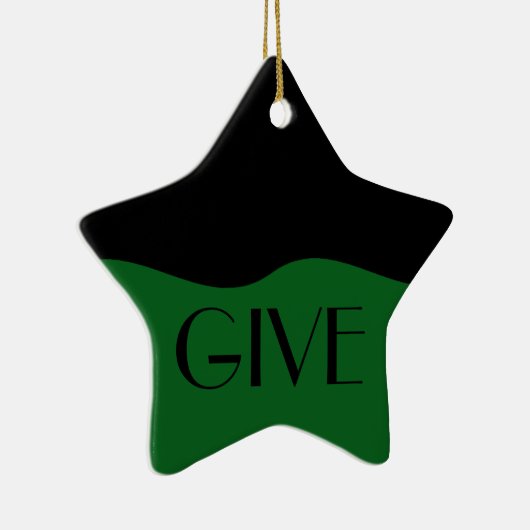 Vrijwilliger: De grootste cadeau geeft je jezelf Keramisch Ornament (Rechts)