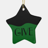 Vrijwilliger: De grootste cadeau geeft je jezelf Keramisch Ornament (Links)