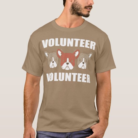 Vrijwilliger Dierredder vrienden T-shirt (Voorkant)