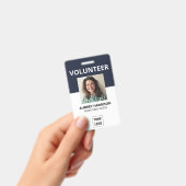 Vrijwilliger Eenvoudige Foto ID Badge (Handheld)