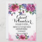 Vrijwilliger Hartelijk dank, Vrijwilligerswaarderi Kaart (Voorkant)