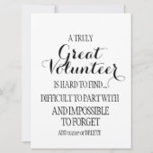 Vrijwilliger Hartelijk dank, Vrijwilligerswaarderi Kaart (Voorkant)