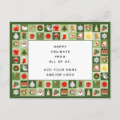 Vrijwilliger kerst vakantie Kaart (Achterkant)