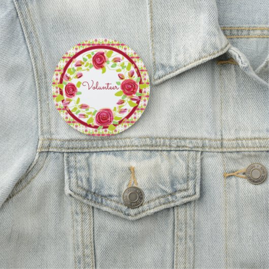 Vrijwilliger Magnetische Naam Badge (In situ)