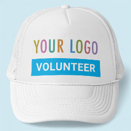 Vrijwilliger Mesh Trucker Hoed Custom Logo Wit Pet