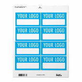 Vrijwilliger Naam Stickers met Logo Schrijf Op Bad (Full Sheet)