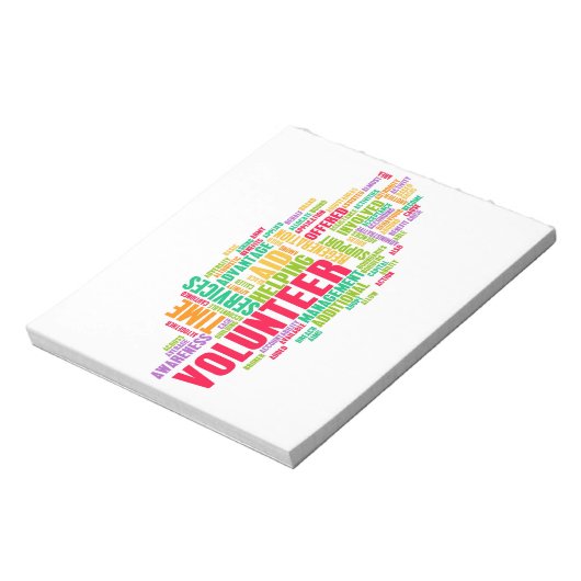 vrijwilliger notitieblok (Linkerzijde)