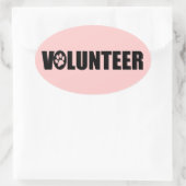 Vrijwilliger (pawprint) Stickers (Tas)
