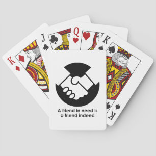 vrijwilliger pokerkaarten